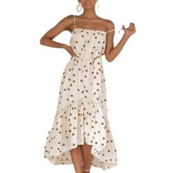 Robe Longue A Pois Vintage Hippie