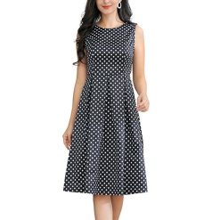 robe a pois courte pull