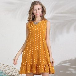 Robes à Pois Courtes#nuisette pois grande taille#Robes à Pois Courte<br> nuisette grande taille - coccinelle-paradis