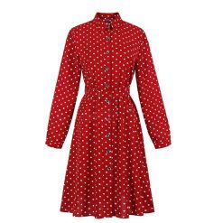 Robe Longue A Pois En Soie Pour Mariage