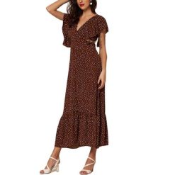 Robe D Ete A Pois En Soie