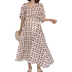 Robe De Grossesse À Pois Colline