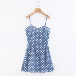 petite robe courte a pois