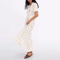 robe equine a pois blancs