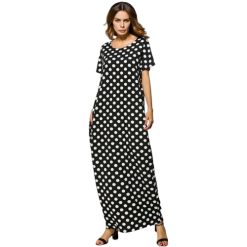 Robe Longue À Pois Papillon Islam