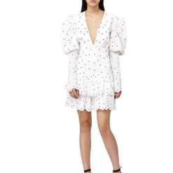 Robe A Pois Courte Sexy