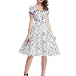 robe a pois robe blanche