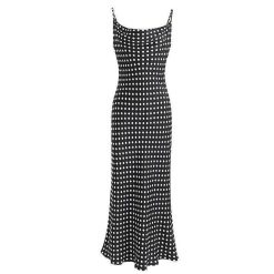 Robe D Ete A Pois Dos Nu Longue