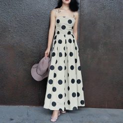 Robe D Ete A Pois A Bretelles