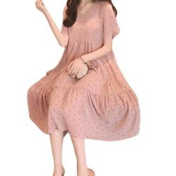 Robe D Ete A Pois Longue Maternite