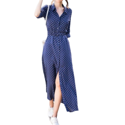 Robe Longue À Pois City