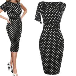 Robe De Soirée À Pois Papillon