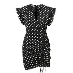 robe bustier a pois