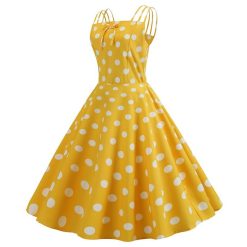 Robe à Pois##Robe à Pois<br> Balançoire Pinup Bretelles - coccinelle-paradis