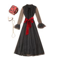 Robe Année 50 Femme À Petit Pois