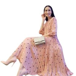 Robe Longue A Pois Tunique Plage
