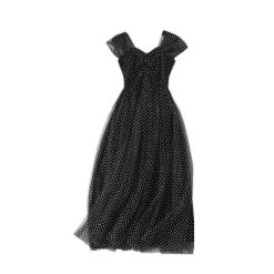 Robe De Gala Haute Couture Soirée À Pois