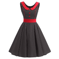 Robe Chic À Pois