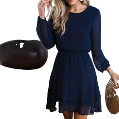 Robe A Pois Courte Hiver