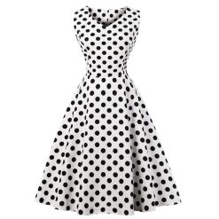 robe blanche a pois basket blanche