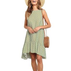 Robe A Pois Courte Veste Femme Sans Col