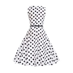 Robe à Pois##Robe à Pois<br> Audrey élégant idéal Escarpins - coccinelle-paradis