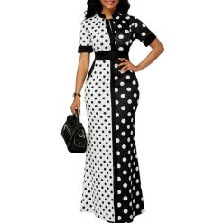 Robe Moulante A Pois Crayon