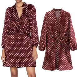 Robe Vintage Bordeaux