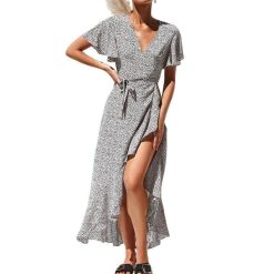Robe Boheme A Pois Longue