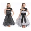 S-3XL VINTAGE POKA DOT SWING 1950s 60 ROCKABILLY fur s RETRO jupon kleid Bestdress 1