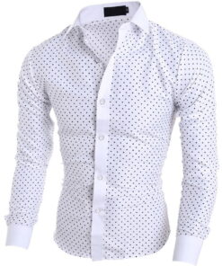 Chemise à manches longues à imprimé floral pour hommes, chemises décontractées à carreaux pour hommes, vêtements de marque, blanc, marine, robe, qualité 3