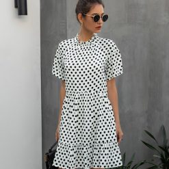 Robe à pois pour femmes, tenue d'été à la mode, 2020 1