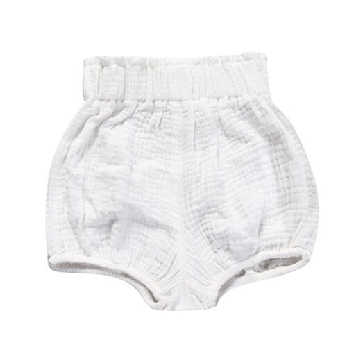 Kawaii – pantalon PP pour nouveau-né fille 0 – 3 ans, en lin et coton, à pois, couleur unie, tenue d'été pour tout-petit 6