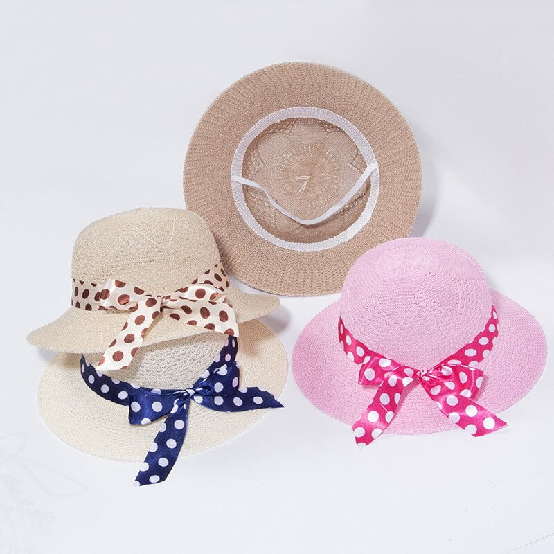 Chapeau Paille Bébé Protection Solaire Respirant