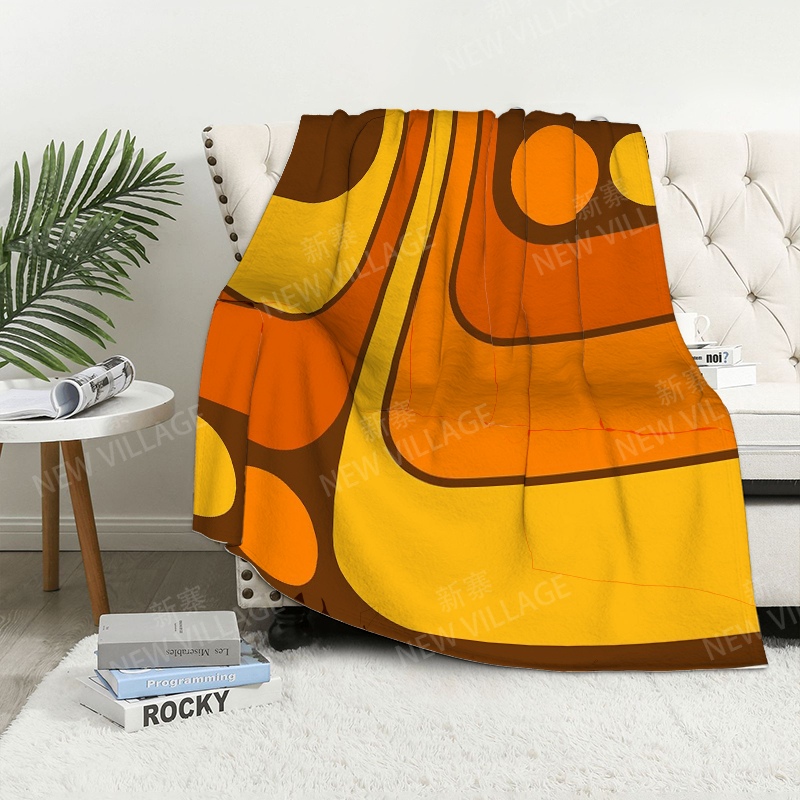 Couverture Plaid à Motif Géométrique Doux et Poilu pour Canapé, Couvertures Chaudes pour le Genou, Couvre-Lit, Décor Boho, Polaire Chaude, Nordique, Vintage, Hiver