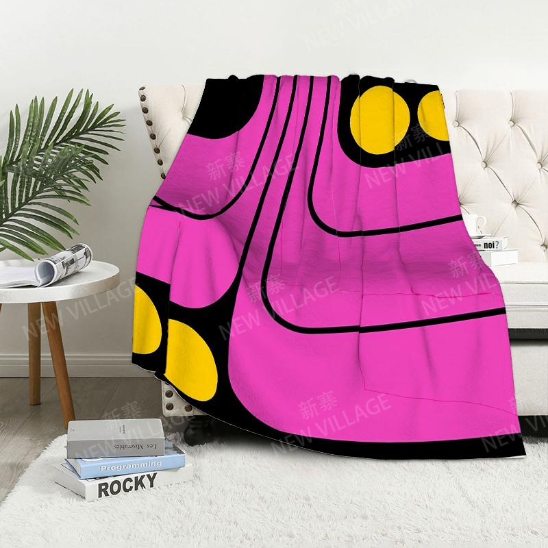 Couverture Plaid à Motif Géométrique Doux et Poilu pour Canapé, Couvertures Chaudes pour le Genou, Couvre-Lit, Décor Boho, Polaire Chaude, Nordique, Vintage, Hiver