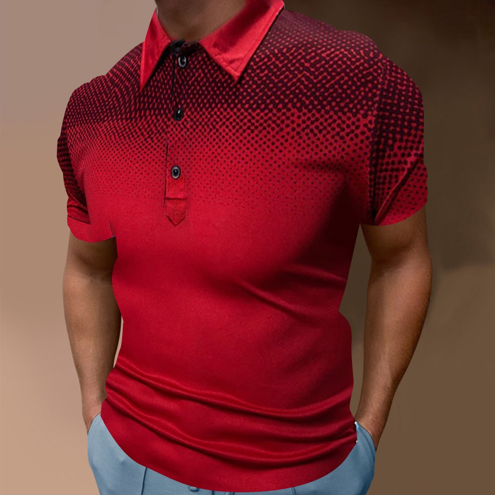 Polo Pois Réversibles Homme