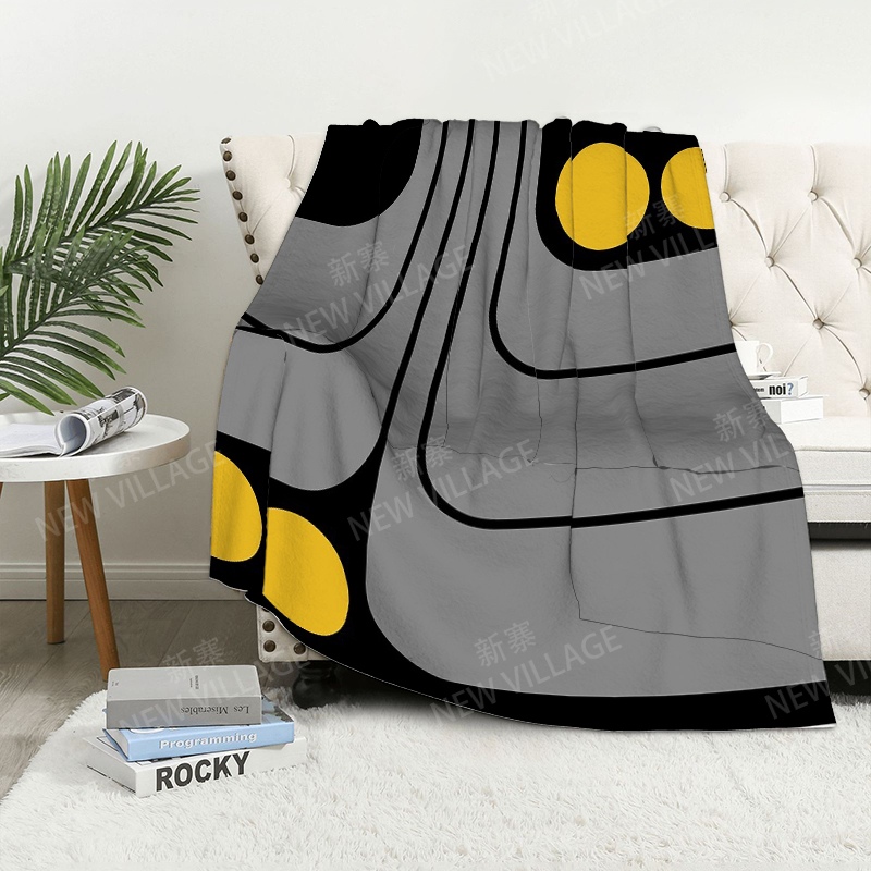 Couverture Plaid à Motif Géométrique Doux et Poilu pour Canapé, Couvertures Chaudes pour le Genou, Couvre-Lit, Décor Boho, Polaire Chaude, Nordique, Vintage, Hiver