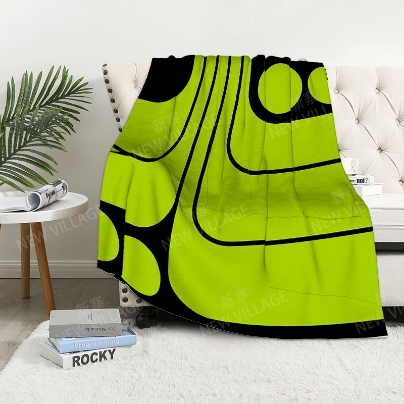 Couverture Plaid à Motif Géométrique Doux et Poilu pour Canapé, Couvertures Chaudes pour le Genou, Couvre-Lit, Décor Boho, Polaire Chaude, Nordique, Vintage, Hiver