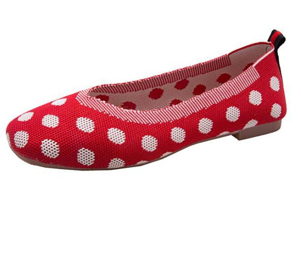 Mocassins À Pois Élégants Pour Femme