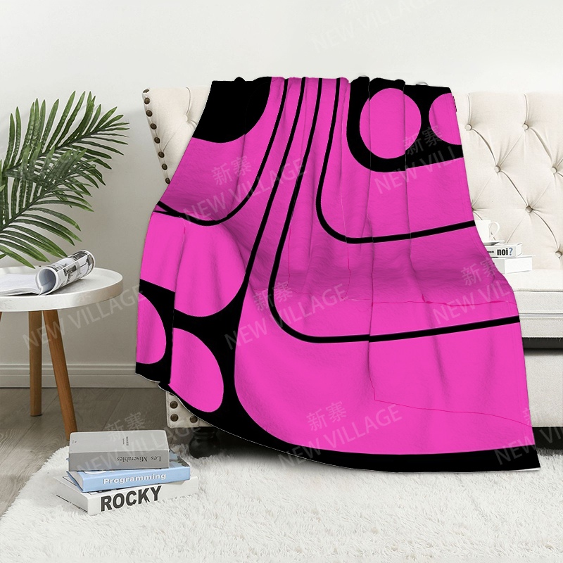 Couverture Plaid à Motif Géométrique Doux et Poilu pour Canapé, Couvertures Chaudes pour le Genou, Couvre-Lit, Décor Boho, Polaire Chaude, Nordique, Vintage, Hiver