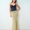 jupes longues à pois en tulle transparent taille haute